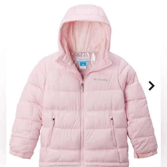 Columbia Pike Lake II Omni-Heat Satin Pink Hooded Jacket for Kids